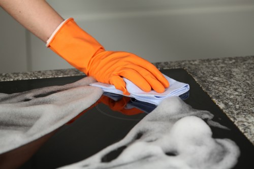 Deep cleaning a living room rug in South Norwood